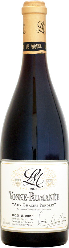 【クール配送】ルシアン・ル・モワンヌ ヴォーヌ・ロマネ オー・シャン・ペルドリ [2021]750ml (赤ワイン)｜ウメムラ　Ｗｉｎｅ　Ｃｅｌｌａｒ