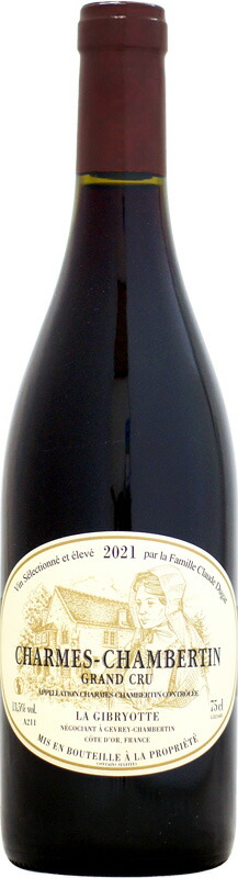 ラ・ジブリオット シャルム・シャンベルタン グラン・クリュ [2021]750ml｜ウメムラ　Ｗｉｎｅ　Ｃｅｌｌａｒ
