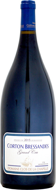 【マグナム瓶】ドメーヌ・クロ・ド・ラ・シャペル コルトン グラン・クリュ レ・ブレッサンド [2015]1500ml (赤ワイン)｜ウメムラ　Ｗｉｎｅ　Ｃｅｌｌａｒ