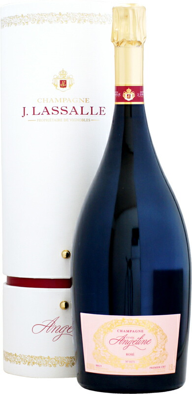 【マグナム瓶】Ｊ・ラサール キュヴェ・アンジェリーヌ ブリュット 1er ロゼ NV 1500ml 豪華ギフトボックス入り｜ウメムラ　Ｗｉｎｅ　Ｃｅｌｌａｒ 37,180円