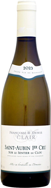 フランソワーズ・エ・ドニ・クレール サン・トーバン 1er シュル・ル・サンティエ・デュ・クルー [2023]750ml (白ワイン)｜ウメムラ　Ｗｉｎｅ　Ｃｅｌｌａｒ