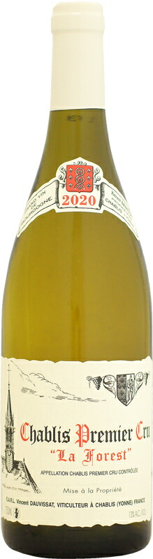 ヴァンサン・ドーヴィサ シャブリ 1er ラ・フォレ [2020]750ml (白ワイン)