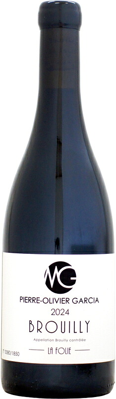 ピエール・オリヴィエ・ガルシア ブルイィ ラ・フォリー [2024]750ml (赤ワイン)｜ウメムラ　Ｗｉｎｅ　Ｃｅｌｌａｒ