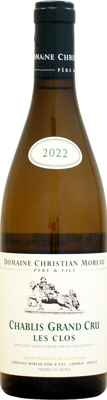ドメーヌ・クリスチャン・モロー シャブリ グラン・クリュ レ・クロ [2022]750ml (白ワイン)