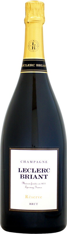【マグナム瓶】ルクレール・ブリアン ブリュット・レゼルヴ NV 1500ml (2020) (正規品)|ウメムラ Wine Cellar