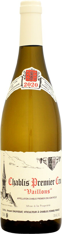 ヴァンサン・ドーヴィサ シャブリ 1er ヴァイヨン [2020]750ml (白ワイン)