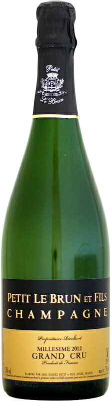 【クール配送】プティ・ル・ブラン ブラン・ド・ブラン ブリュット グラン・クリュ ミレジム [2012]750ml｜ウメムラ　Ｗｉｎｅ　Ｃｅｌｌａｒ