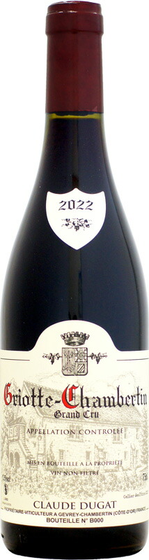 クロード・デュガ　グリオット・シャンベルタン2019 正規品] クロード・デュガ グラン・クリュ グリオット・シャンベルタン