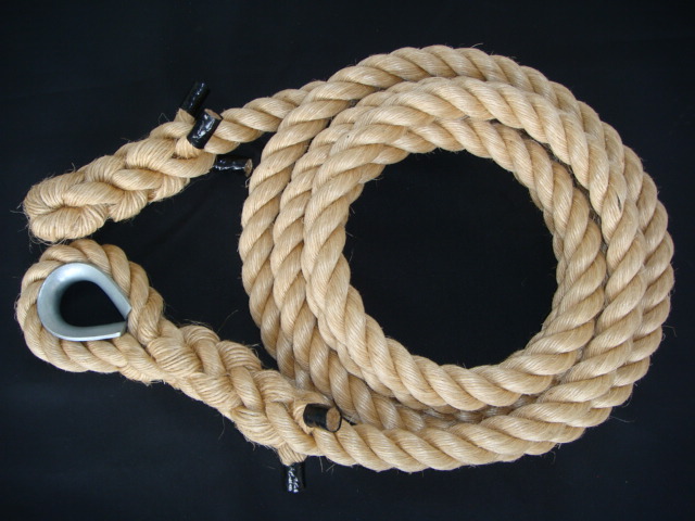 楽天市場】トレーニングロープ 登り綱 麻ロープ 30mmx2m 綱登り 運動