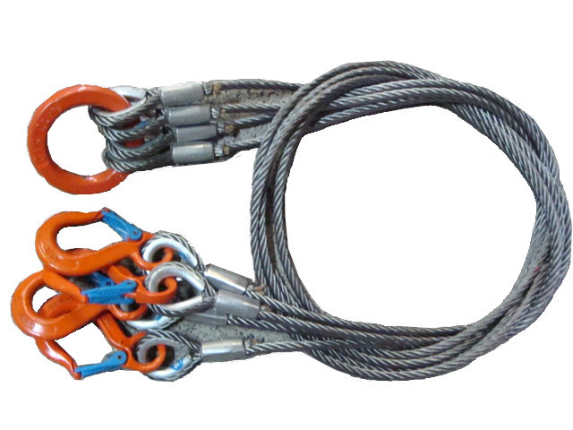 フック3 ワイヤー6 楽天市場】JIS玉掛4点吊ロック加工ワイヤー 10mm 19mm