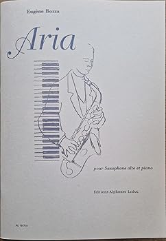 【中古】Alphonse Leduc ボザ : アリア (サクソフォン、ピアノ) ルデュック出版｜Umibose店