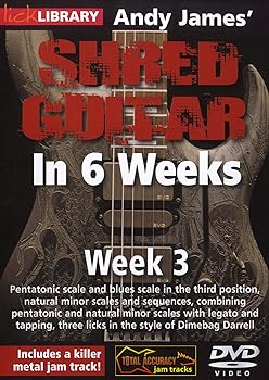 【中古】Andy James Shred Guitar in 6 Weeks: Week 3 [DVD]｜Umibose店