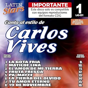 【中古】Karaoke: Carlos Vives 1 - Latin Stars Karaoke｜Umibose店