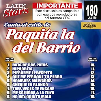 【中古】Karaoke: Paquita La Del Barrio - Latin Stars|Umibose店
