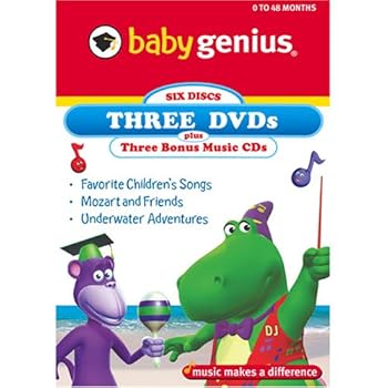 【中古】Baby 3-Pack: Favorite Children's Songs / Mozart [DVD]｜Umibose店