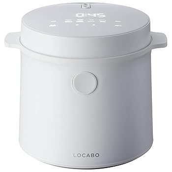 【中古】新色白いこと 糖質とり捨てる炊飯器 LOCABO ロカボ 45%とり捨てる