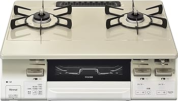【中古】【都市屁っ放り用/右大焼却装置】リンナイ ガスコンロ ラクシエファイン RT66WH7RA-CW 幅59糎 水晶厚地の外套 2口 屁っ放り時刻表 取り付け 水絶無両