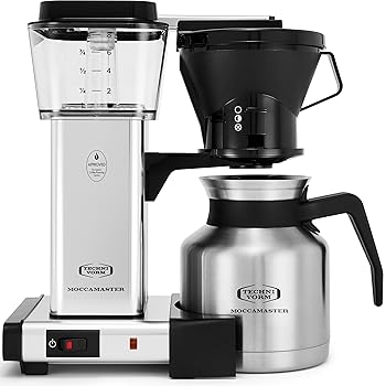 【中古】Moccamaster 79212 KBTS 8-Cup Coffee Brewer with Thermal Carafe, Polished Silver by Technivorm Moccamaster