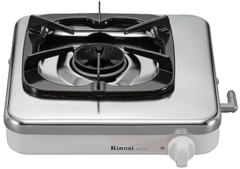 【中古】リンナイ 屁っ放り1口コンロ LP屁っ放り用 白いこと KG-11C LP