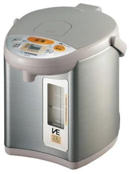 【中古】ZOJIRUSHI パソコン沸とうVE灯し火まほうびん 優湯生 2.2L CV-EX22-HA 薄墨色