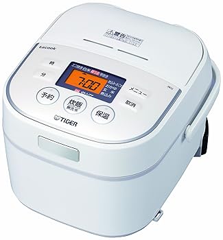 【中古】タイガー IH炊飯器 「炊きたて」 tacook 3合 ホワイト JKU-A550-W|Umibose店