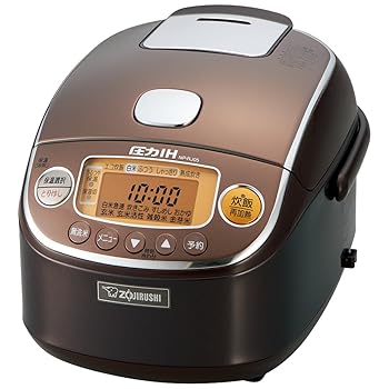 【中古】象印 炊飯器 剪断応力IH式 3合 NP-RJ05-TA