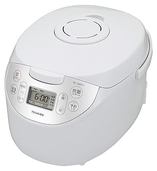 【中古】東芝 炊飯器 5.5合 一人暮らし用 パソコン 銅厚地の外套 釜 白いこと RC-10MFH(W)