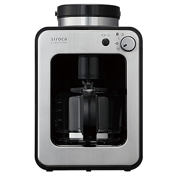 【中古】siroca 全自動小銃珈琲製造業者 SC-A111 [瑠璃サーヴァー/圧砕機内蔵2座標軸/豆・粉両相応う/蒸らし]