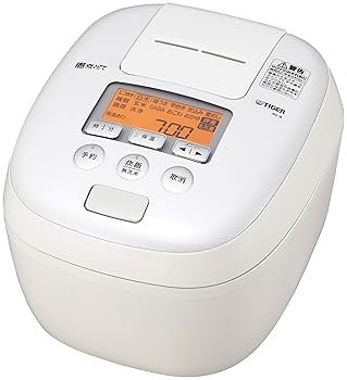 【中古】タイガー魔法瓶(TIGER) 炊飯器 5.5合 剪断応力IH 麦飯専用教科課程付き添い人 炊きたて 白いこと JPC-B101-W