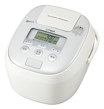 【中古】虎 炊飯器 5.5合 IH 白いこと 炊きたて 炊飯 ジャー JPE-B100-W Tiger