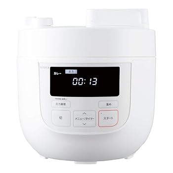【中古】シロカ 灯し火剪断応力鍋 SP-4D131 白いこと[剪断応力/無水/蒸し/炊飯/温め直し/大静電容量]