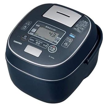 【中古】東芝 真空圧力IHジャー炊飯器（5.5合炊き） インディゴブルーTOSHIBA 合わせ炊き RC-10VSN-L｜Umibose店