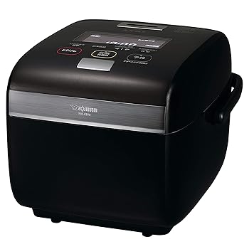 【中古】象印マホービン 炊飯器 1升 炎舞炊き 黒漆 NW-KB18-BZ