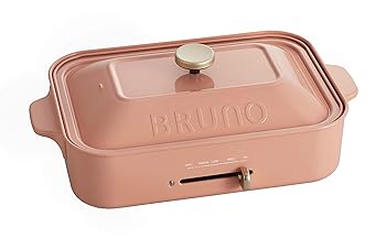 【中古】BRUNO コンパクトホットプレート 2020押さえる色 コーラルサクラ色 BOE021-CPK