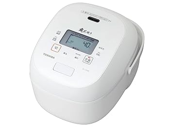 【中古】東芝 無意味さIHジャー炊飯器（5.5合炊き）白いことTOSHIBA 炎 匠炊き RC-10VRR-W