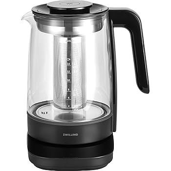 【中古】ZWILLING Enfinigy 硝子湯沸かし 紅茶湯沸かし 黒いこと