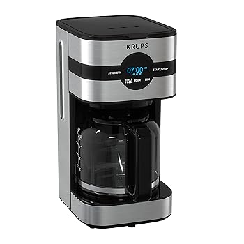 【中古】Krups Simply Brew ステンレス鋼スチール写真 ドリップコーヒーメーカー 10優勝杯 900ワット デジタル取り締まる 珈琲水漉し ドリップ無償性
