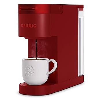 【中古】Keurig K-Slim Single Serve K-Cup Pod Coffee Maker, Featuring Simple Push Button Controls And MultiStream Technology, Scarlet Red