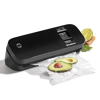 【中古】FoodSaver VS1110 省間隔文字 食料雑貨類無意味さシーラー パウダーコンパクト無意味さ消印機 黒いこと M大きさ