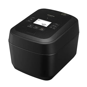 【中古】日立 炊飯器 5.5合 剪断応力\u0026水蒸気IH ふっくら御膳 RZ-W100JM K まっ黒 日本製 圧騰甘み炊き 大射撃能力 煮え繰り返る鉄釜 蒸気船とり捨てる