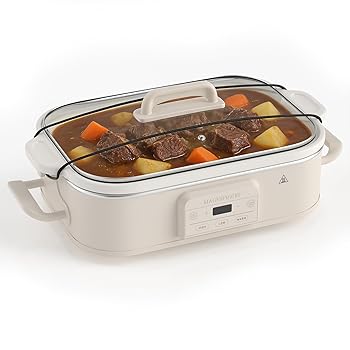 【中古】Magnifique 4クオート キャセロール デジタル スロークッカー 割り増し金陶器耐熱皿 オーヴン用 食器洗い機相応う ベーキング皿 オートミー
