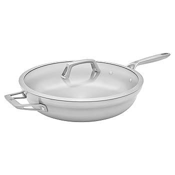 【中古】ZWILLING シーメンスション ステンレス鋼スチール写真 5クオート ステンレス鋼スチール写真 ディープフライヤー 蓋付き添い人