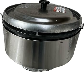 【中古】リンナイ お役目用屁っ放り炊飯器 RR-50S2, 都市屁っ放り用 12A/13A, ステンレス鋼製, 10.3-11.0kW