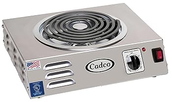 【中古】Cadco CSR-3T Countertop Hi-Power Single 120-Volt Hot Plate by Cadco