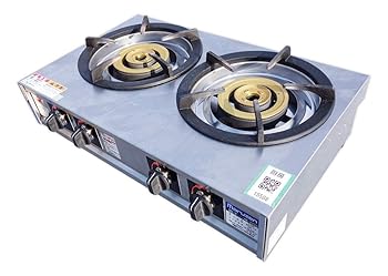 【中古】マルゼン M-222C ガステーブルコンロ《親子》2口コンロ