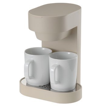 【中古】プラマイゼロ±0 珈琲製造業者 2CUP つけ加える差し引き絶無 XKC-V110-C ベージュ