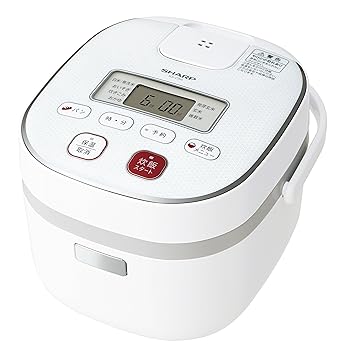 【中古】SHARP 陰電子ジャー炊飯器0.54L印字機 白いこと系 KS-C5H-W