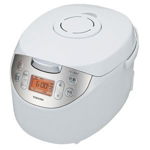 【中古】東芝 パソコンジャー炊飯器（5.5合炊き） 白いことTOSHIBA パソコン保温釜 RC-10MSH-W