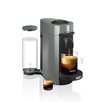【中古】Nespresso VertuoPlus Coffee and Espresso Maker by De\u0027Longhi, Grey
