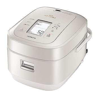 【中古】日立 剪断応力水蒸気IH炊飯器 5.5合 パール白いこと RZ-AW3000M W